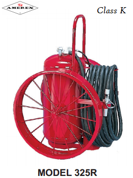 Wheeled Unit Fire Extinguisher Class K Amerex in Chicago, Illinois