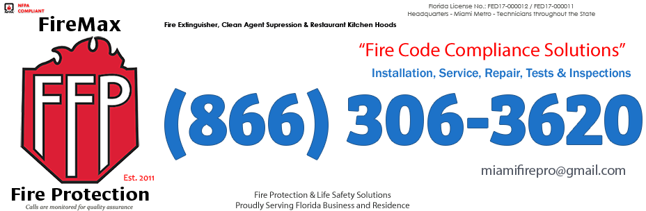 Miami, Florida Fire Extinguisher Company