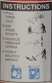 Class C classification label example