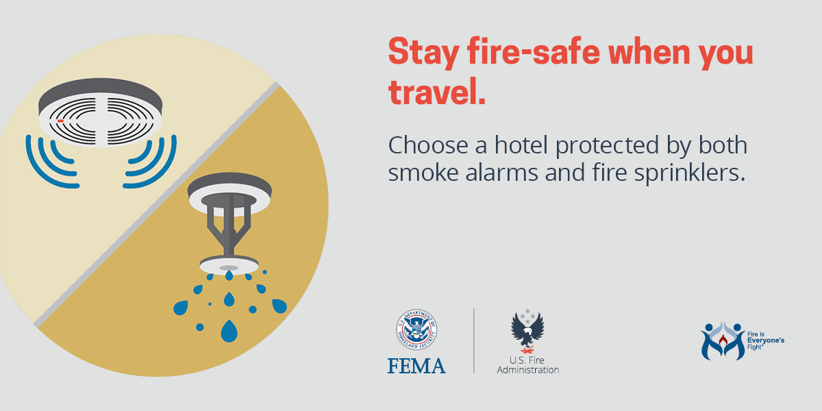 Each year, there are an estimated 3,900 hotel and motel fires that cause 15 deaths, 100 injuries and $100 million in property losses, USFA